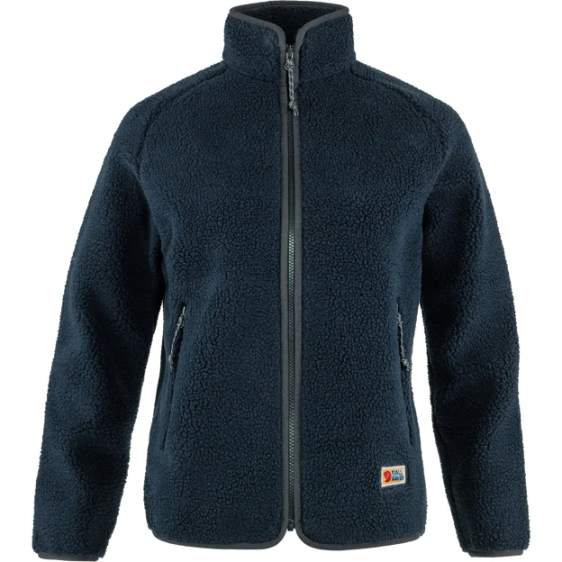 Fjällräven Vardag Pile Fleece W Women’s Fleeces Blue Main Front 51880