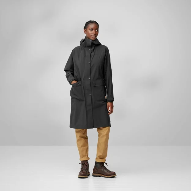 Fjällräven Vardag Rain Parka W Women’s Outdoor jackets Model Model front 82270