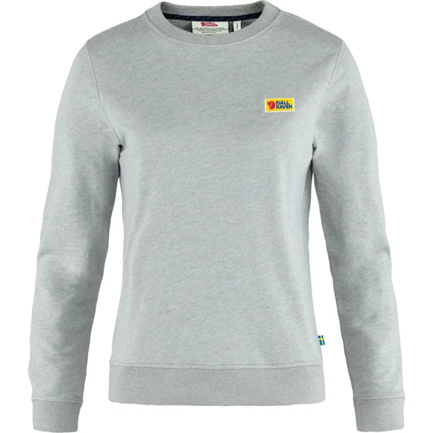 Fjällräven Vardag Sweater W Women’s Sweaters & knitwear Grey, Grey Main Front 43248