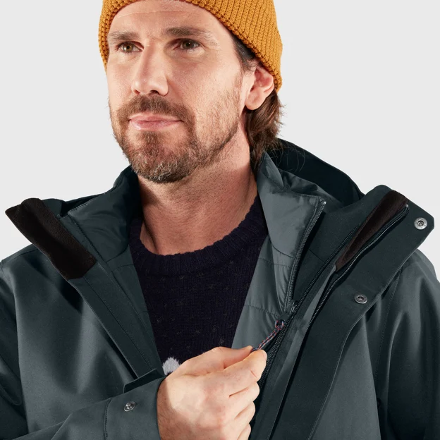 Fjällräven Visby 3 in 1 Jacket M Men’s Outdoor jackets Detail Angle K 48540