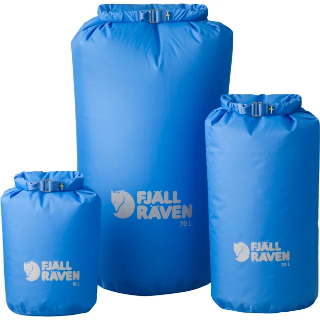 Fjällräven Waterproof Packbag 10 Unisex Backpack & bag accessories Blue Main Front 17906